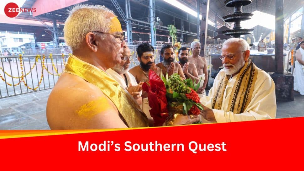 132 Lok Sabha Seats, Four States: PM Modis Spiritual Outreach -Unveiling Strategy Behind BJPs Southern Quest