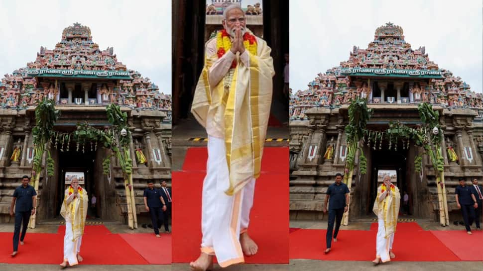 PM Dons Veshti and Angavastram