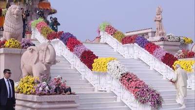 PM Modi Adorns 'Silver Chhatra' at Ram Temple