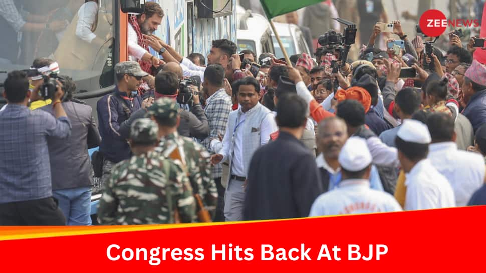Congress Hits Back At BJP After Party Accuses Rahul Gandhi Of ‘Loosing Cool’ Over Jai Shri Ram Chants In Assam