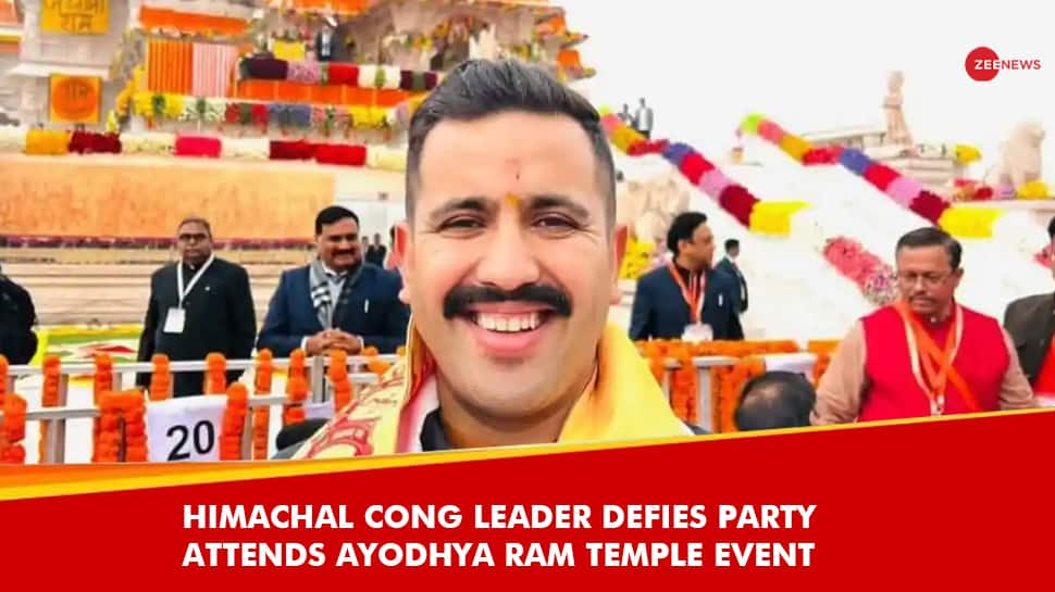 Meet Vikramaditya Singh, The Himachal Congress Chief Who Defied Occasion To Attend Ram Temple Pran Pratishtha In Ayodhya