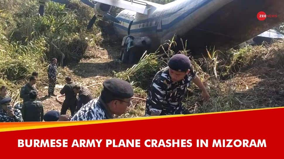 Burmese Military Airplane Crashes At Mizorams Lengpui Airport, Six Injured