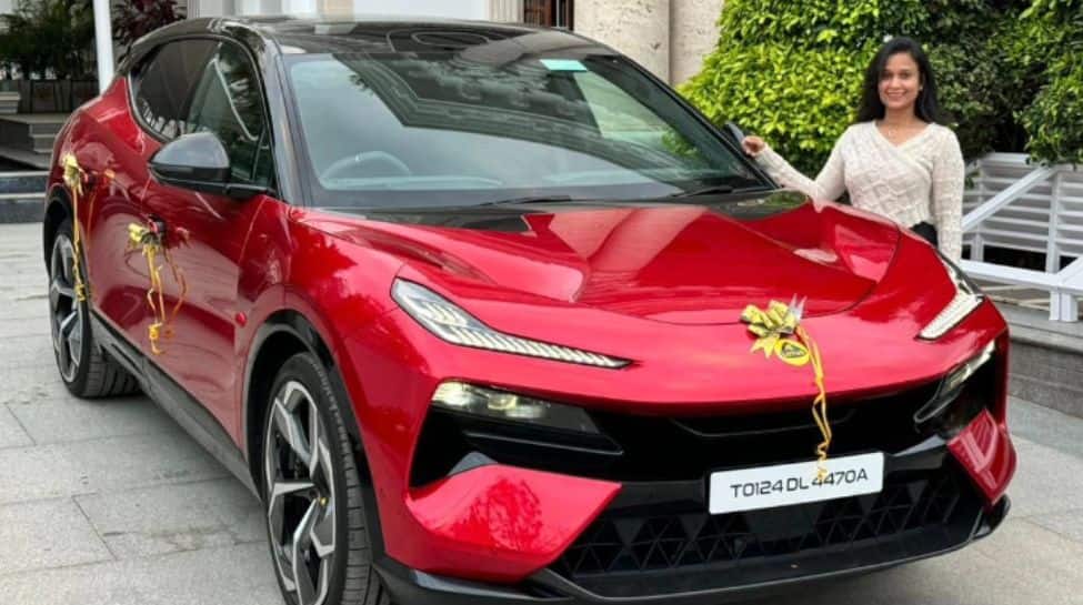 India&#039;s First Lotus Eletre Electric SUV Delivered To Hyderabad-Based Woman: PICS