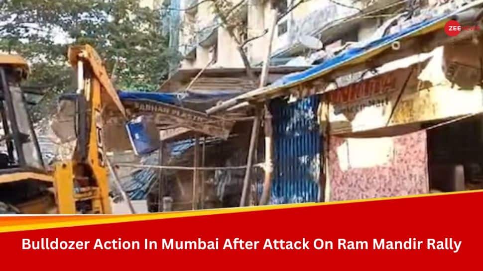 Bulldozer Action In Mumbais Mira Road Where Ram Mandir Rally Was Attacked After Pran Pratishtha In Ayodhya