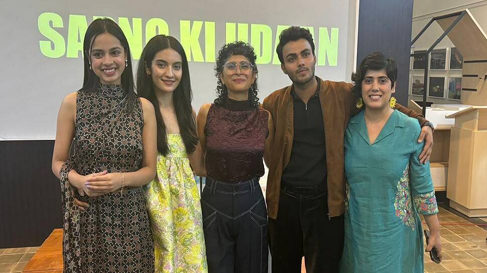 Laapataa Ladies Lead Cast Pratibha, Sparsh, Nitanshi Goel Along With Director Kiran Rao Attend Kala Ghoda Art Festival