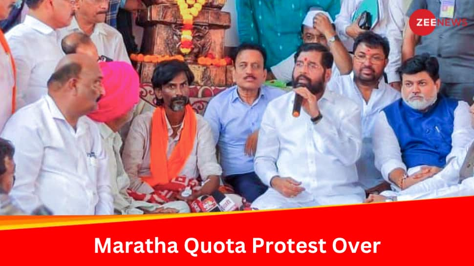 Maratha Quota Protest Over: Activist Jarange To Break Fast With CM Shinde After Govt Accepts Demands