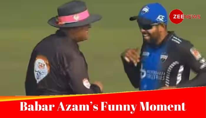 Babar Azams Hilarious Umpire Interaction Lights Up BPL Match, Video Goes Viral – WATCH