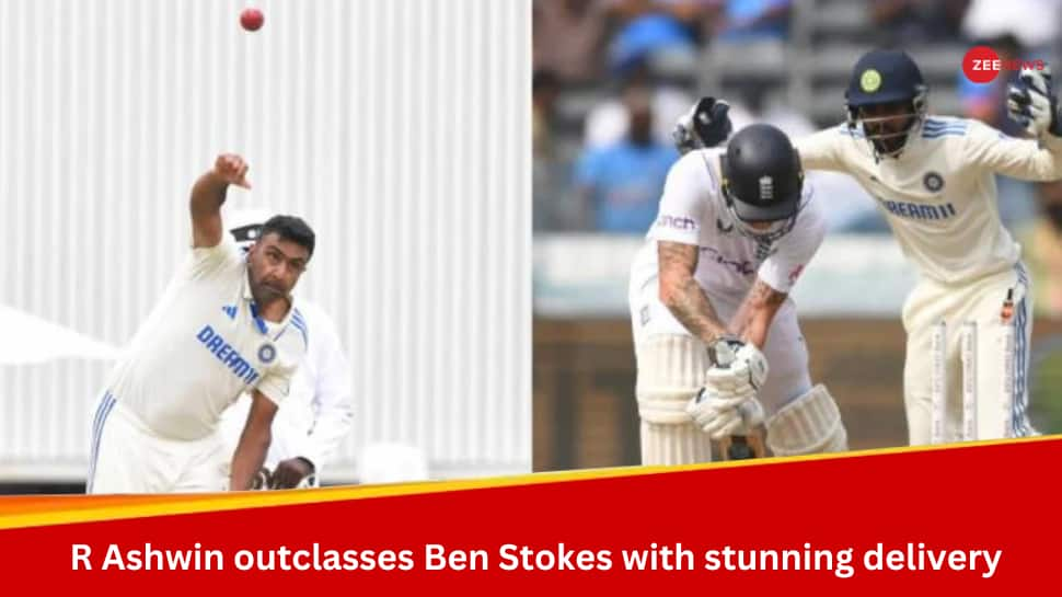 WATCH: R Ashwin Outclasses England Captain Ben Stokes With Stunning Delivery During India vs England 1st Test