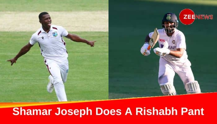 Shamar Joseph Does A Rishabh Pant Cricket Fans React As West Indies Beat Australia At Gabba By