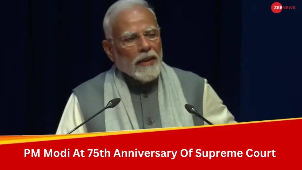 Strong Judicial System Part Of Viksit Bharat Says PM Modi As Supreme Court Turns 75