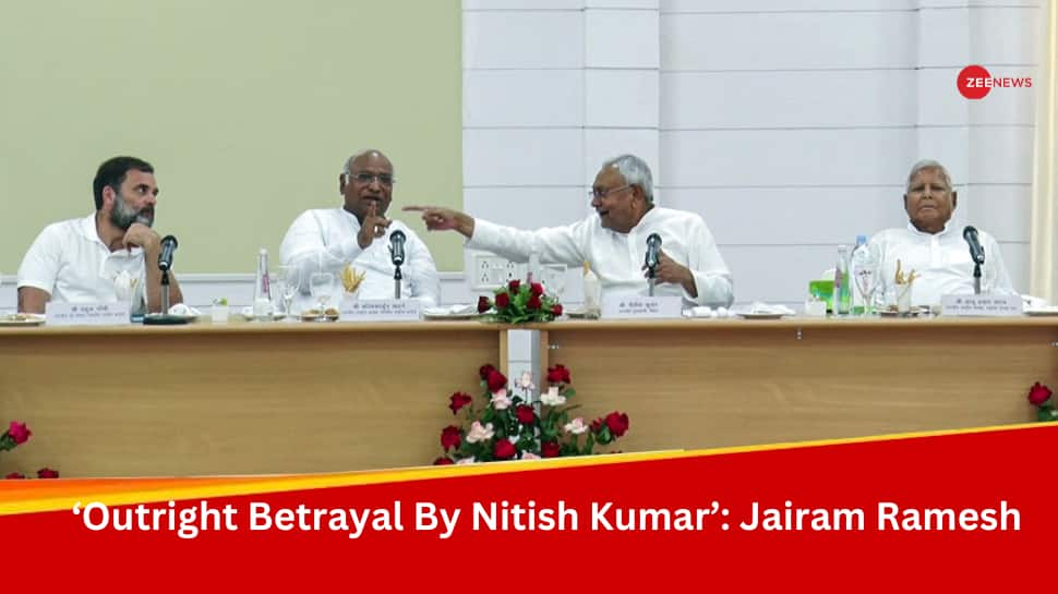 He Didnt Give A Hint: Jairam Ramesh On Nitish Kumars Departure From INDIA Bloc