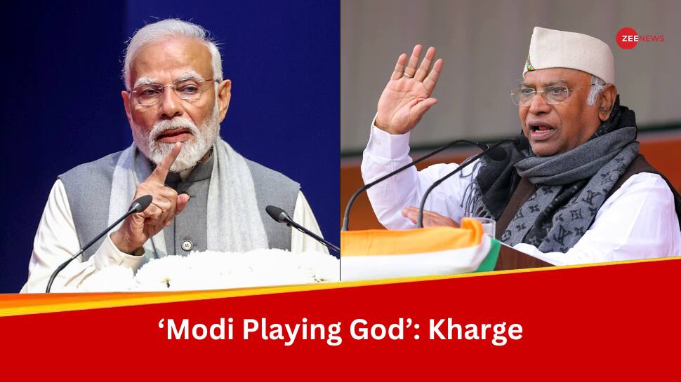 11th Avatar Of Vishnu…: Mallikarjun Kharge Taunts PM Modi For Playing God