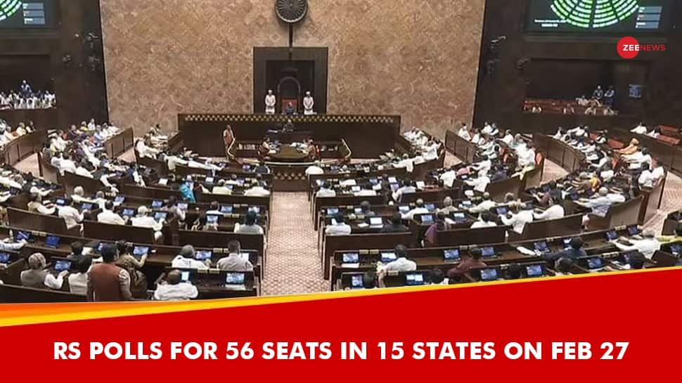 Polling For 56 Rajya Sabha Seats In 15 States To Be Held On February 27: ECI