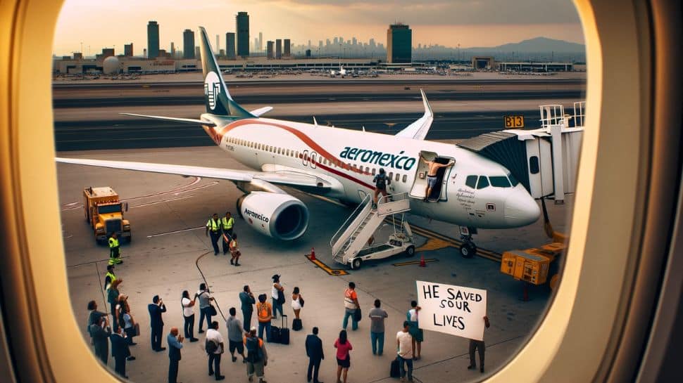 Passenger Opens Emergency Exit, Walks On Wing Of Aeromexico Plane: Here’s WHY