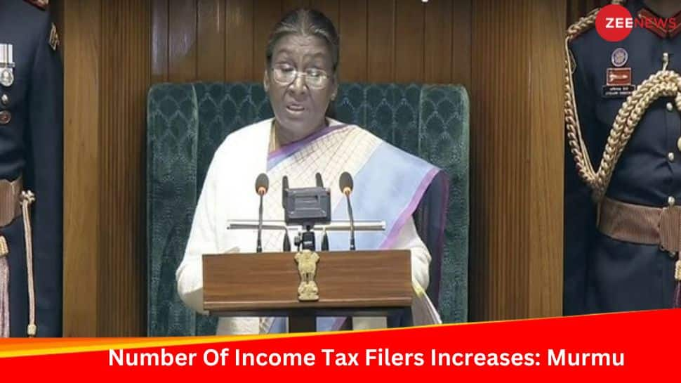 Number Of Income Tax Filers Increases To Over Eight Crore: President Murmu During Budget Session