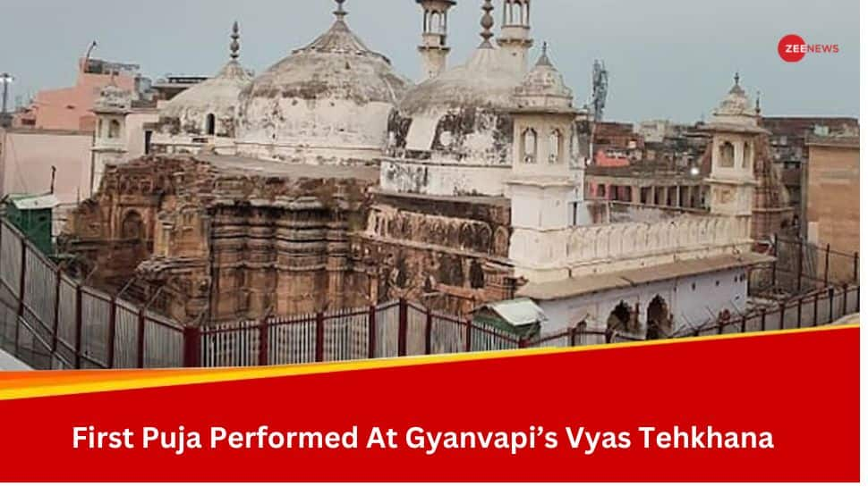 Puja Performed At Gyanvapi&#039;s &#039;Vyas Parivar Tehkhana&#039; After Varanasi Court&#039;s Nod, Here&#039;s The First Picture