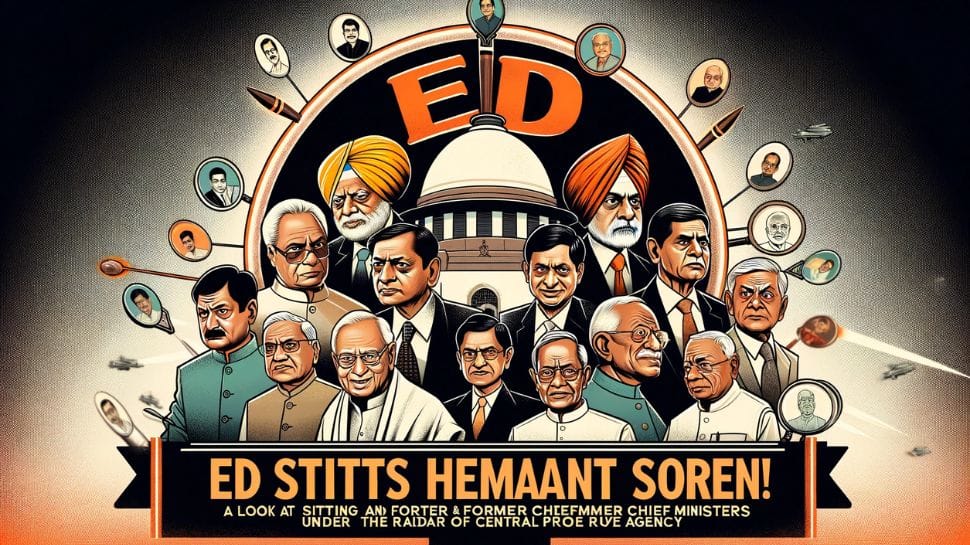 ED Stings Hemant Soren! A Look At Sitting And Former Chief Ministers Under Radar Of Central Probe Agency