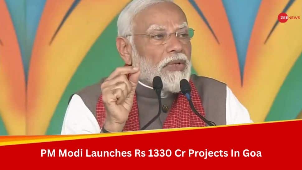PM Modi launched Rs 1330 crore projects in Goa, calling it a great example of ‘Ek Bharat, Shreshth Bharat’.