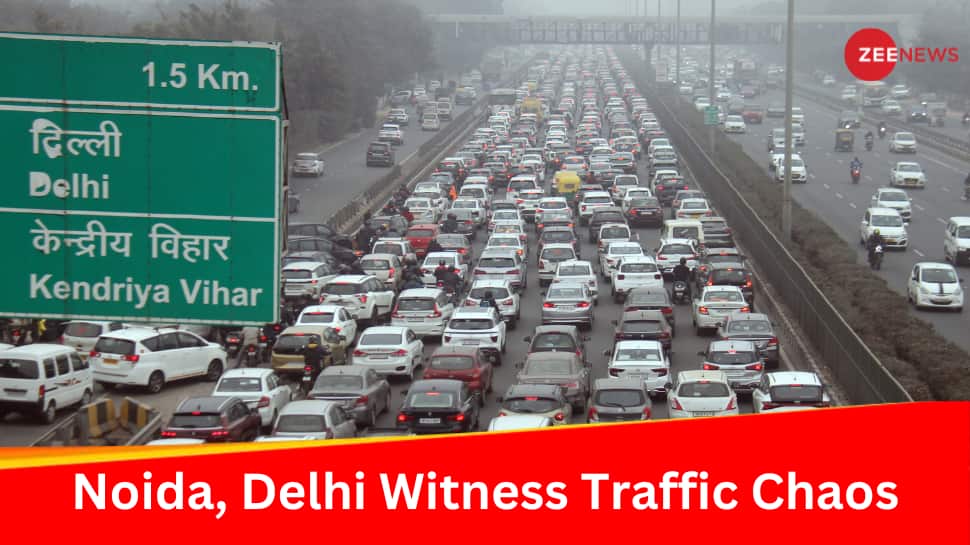Noida, Delhi Witness Traffic Chaos Due To Farmers&#039; Protest; Check Routes, Traffic Diversion Details