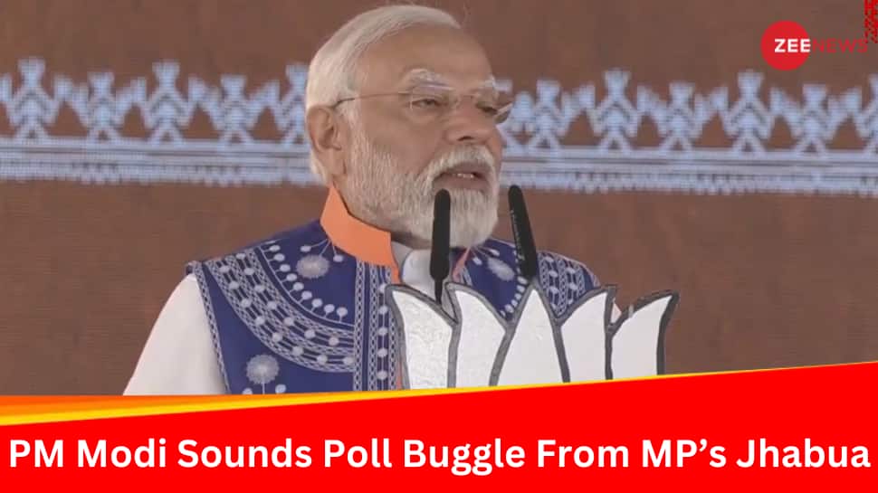 &#039;BJP Alone Will Win 370 Seats...: &#039;PM Modi Sounds Poll Buggle From MP&#039;s Jhabua, Launches Projects Worth Rs 7500 Crore