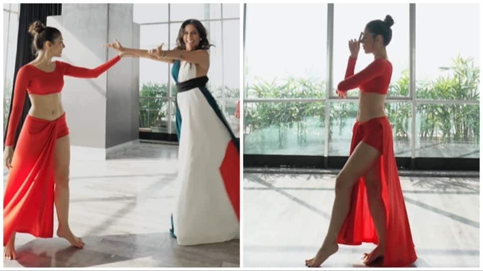 Valentine&#039;s Day: Alaya F Dances With Mother Pooja Bedi On Iconic Song &#039;Pehla Nasha&#039; - FUN VIDEO