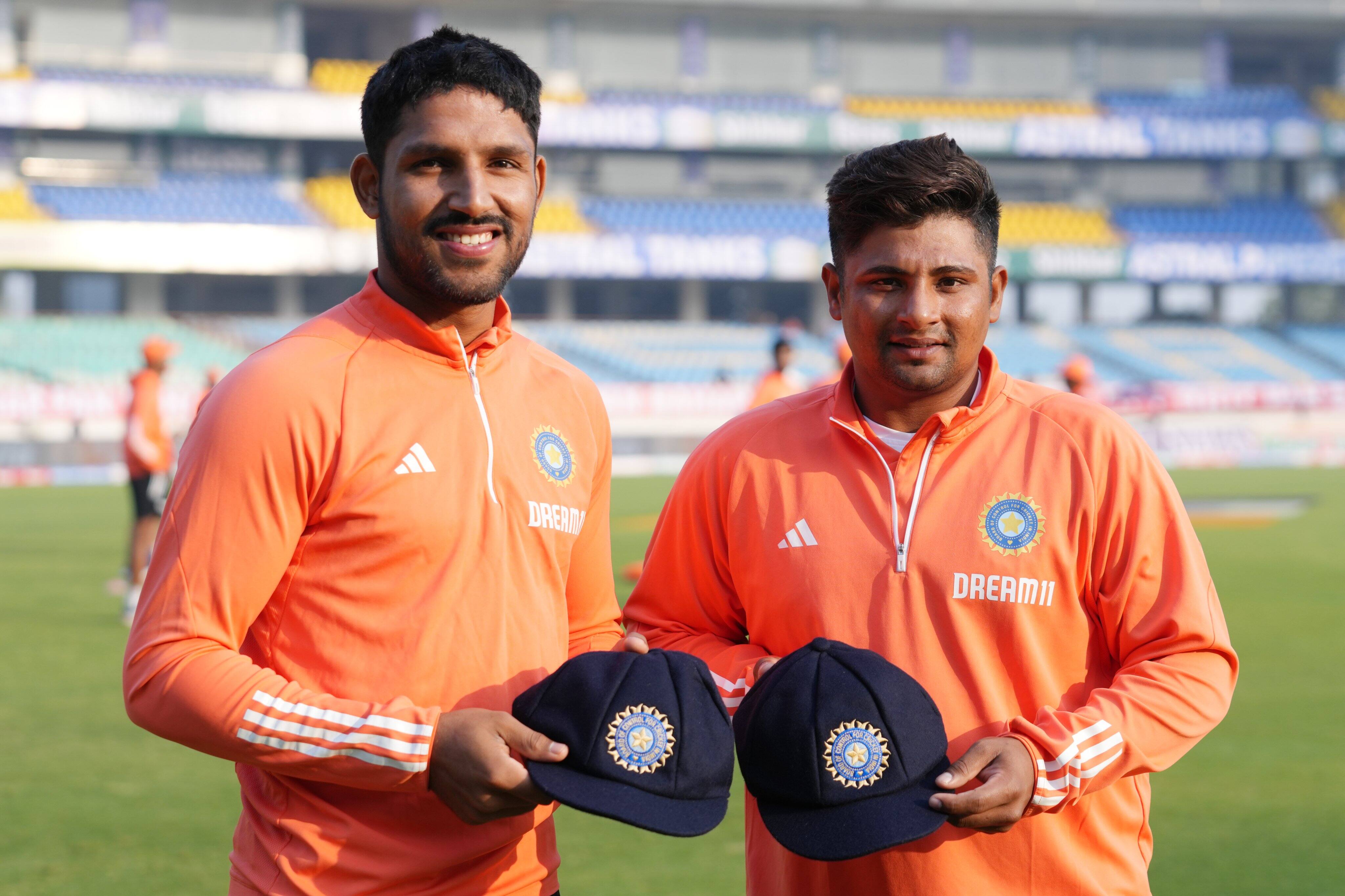 Big day for Sarfaraz and Dhruv Jurel