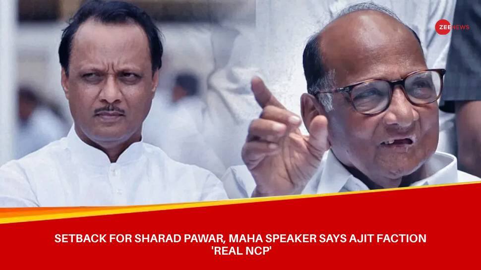 NCP MLAs Disqualification: Big Blow For Sharad Pawar, Maharashtra Assembly Speaker Says Ajit Pawar-Led Faction &#039;Real NCP&#039;