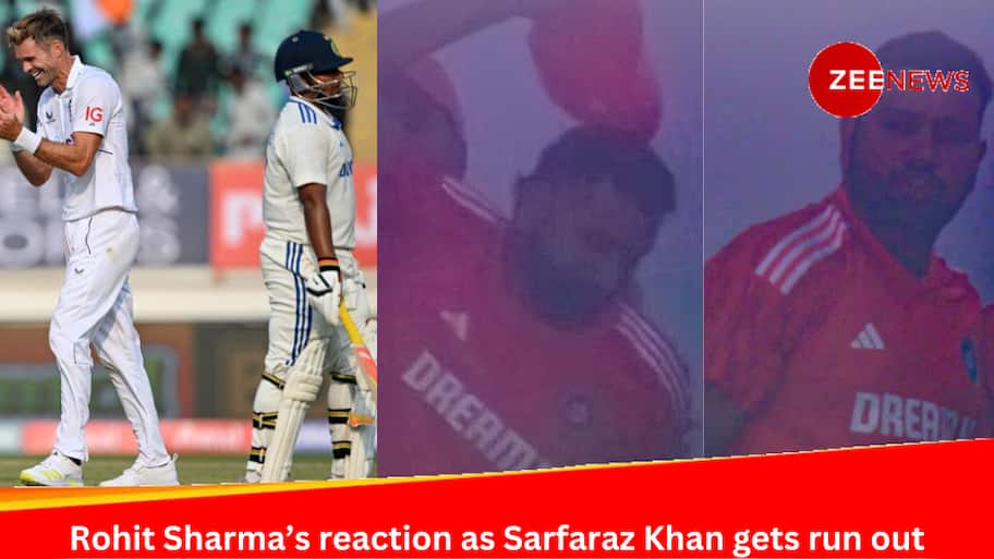 WATCH: Rohit Sharma Devastated As Sarfaraz Khan Gets Runout On Test ...
