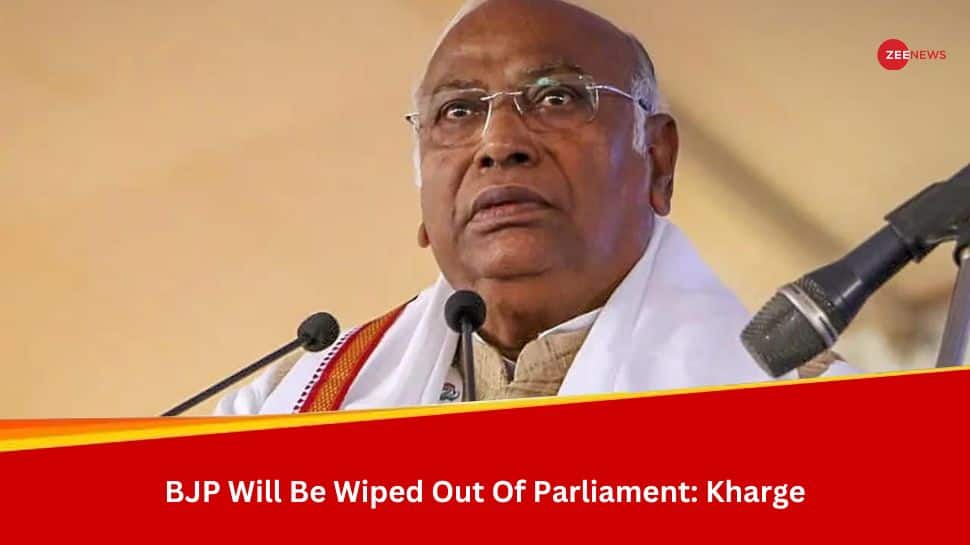 &#039;This Time They Will Be Wiped Out Of Parliament&#039;: Mallikarjun Kharge On BJP&#039;s &#039;400 Seats&#039; Claim