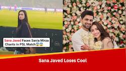 Sana Javed's ANGRY Reaction To 'Sania Mirza' Chants During PSL Goes Viral