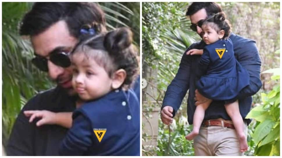 Ranbir Kapoor, Daughter Raha Twin In Matching Blue Outfits, VIDEO Is Winning The Internet – WATCH | People News