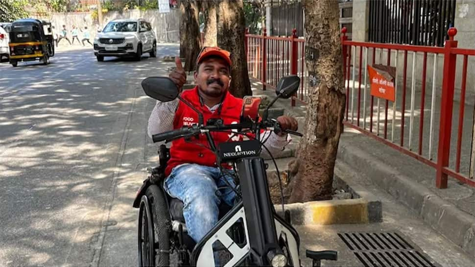 Netizens Heap Praises On Pics Of Wheelchair Bound Zomato Delivery Agent; CEO Deepinder Goyal Reposts On X