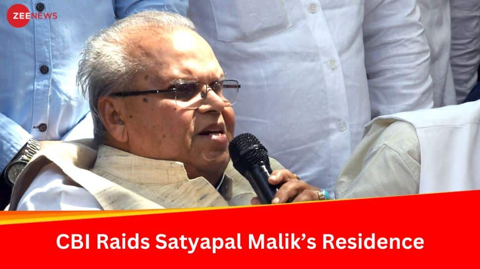 CBI Raids Satyapal Malik Residence, Other Locations In Kiru Hydroelectric Project Contract Case