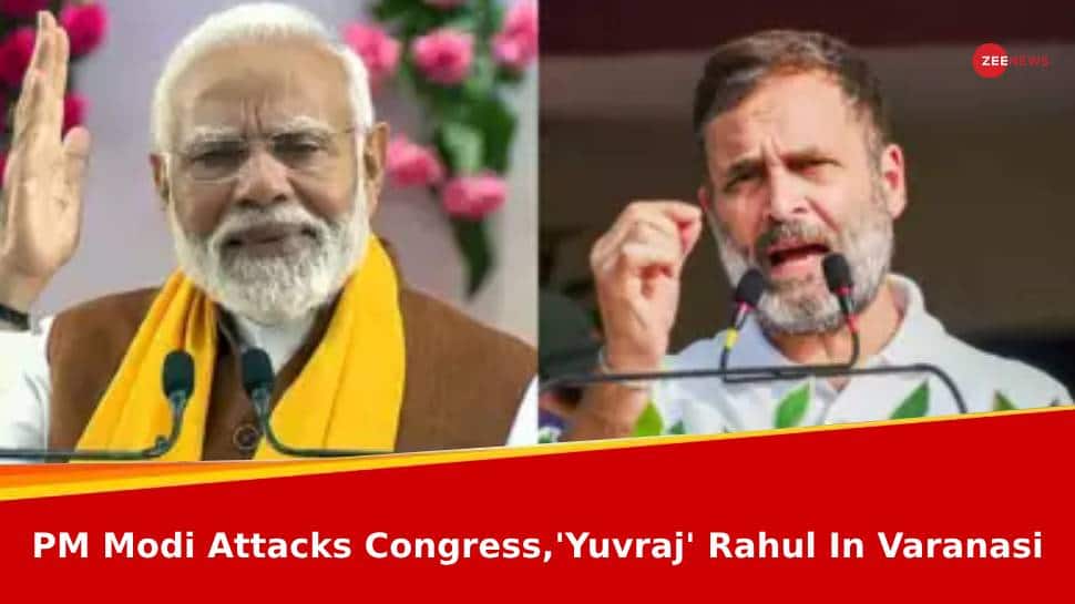 &#039;It Shows Their Frustration&#039;: PM Modi Slams Congress, &#039;Yuvraj&#039; Rahul Gandhi For &#039;Nashedi&#039; Remark On Youths In UP