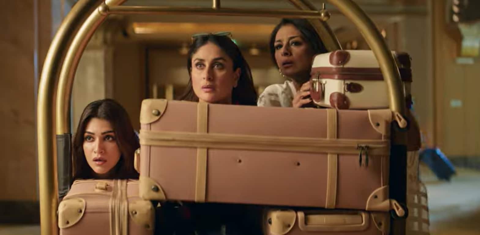 Crew Teaser Out: Get Ready For A Wild Ride With The Sassy Flight Attendants Tabu, Kareena Kapoor And Kriti Sanon 