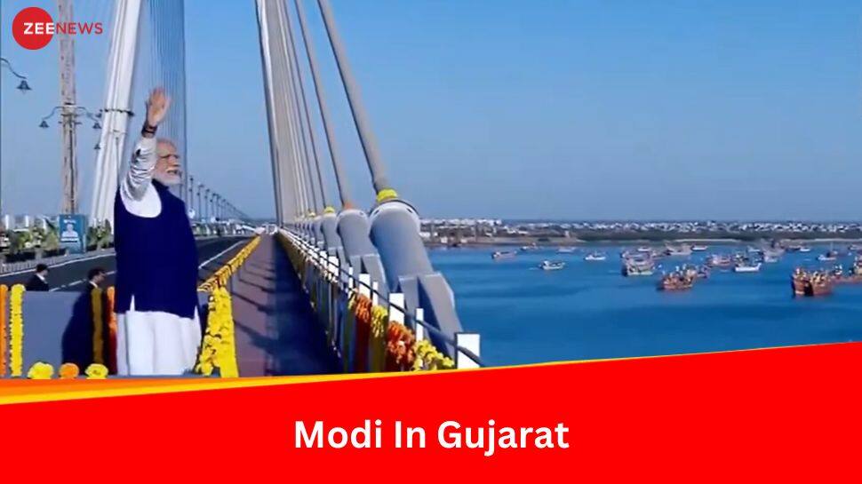 PM Modi Dedicates To India Its Longest Cable-Stayed Bridge Sudarshan Setu; Watch Video - Vimarsana News