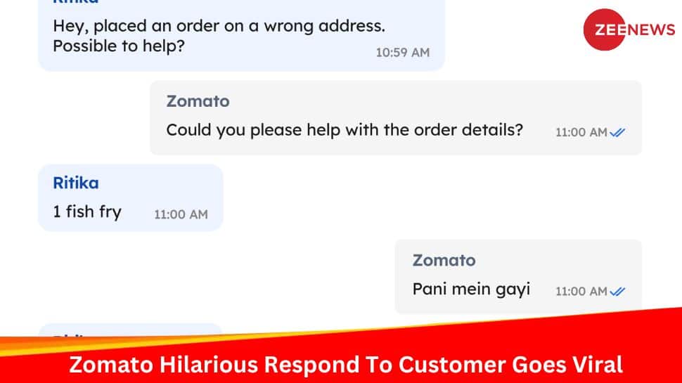 Zomatos Hilarious Response To Customer Goes Viral; Netizens Applaud Creativity