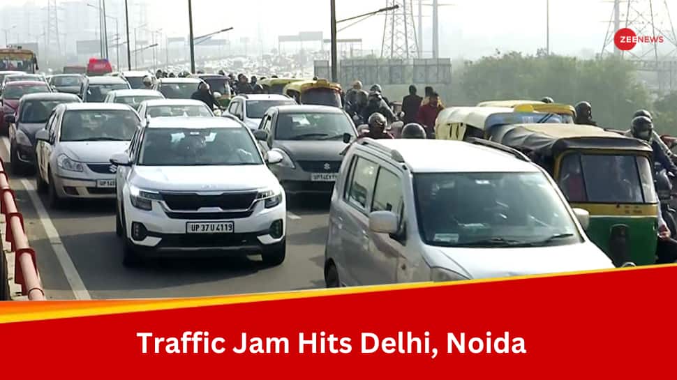 Traffic Jam Hits Delhi-UP Border Amid Farmers&#039; Proposed Tractor March