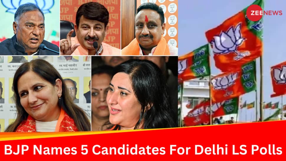 BJP Names 5 Candidates For Delhi Lok Sabha Polls, Replaces Most Of Its Sitting MPs