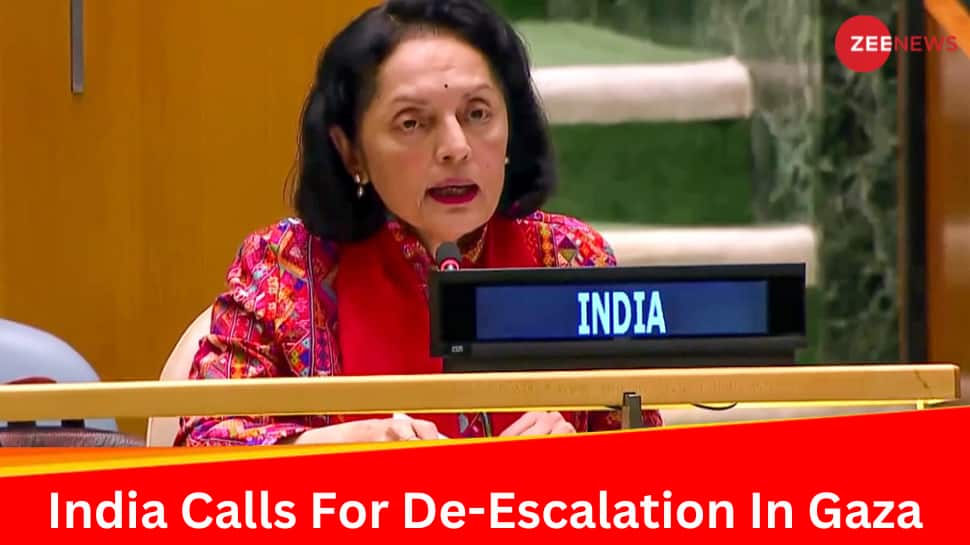 India Calls For &#039;Immediate De-escalation&#039; In Gaza, Backs Two-State Solution For Israel-Palestine At UN