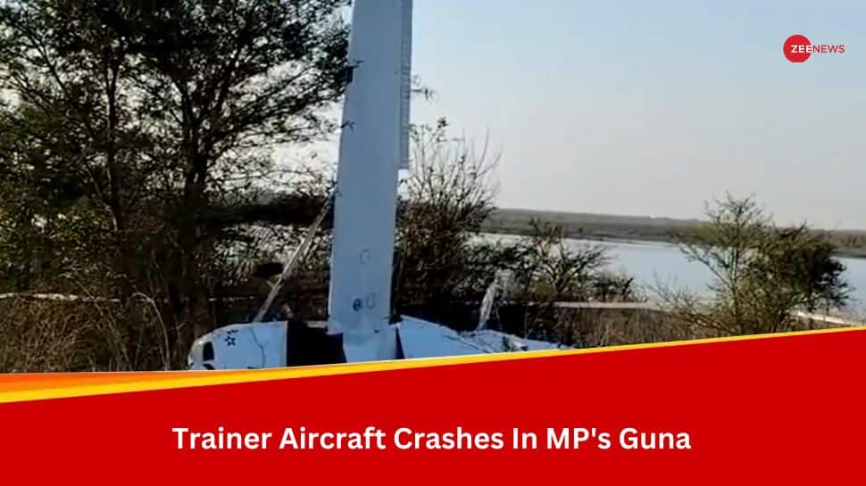 Trainer Aircraft Crashes In Madhya Pradesh&#039;s Guna, Woman Pilot Injured