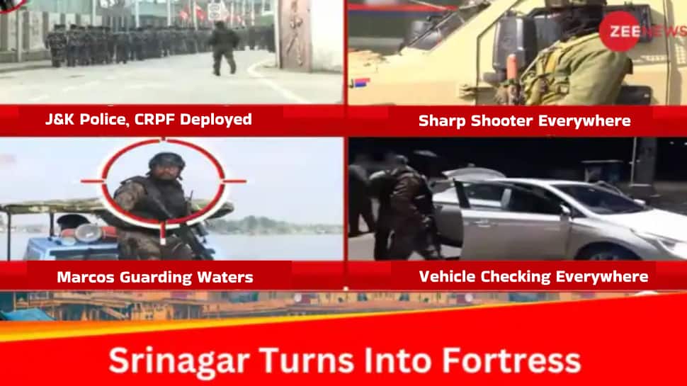 Ahead Of PM Modi’s Kashmir Visit, MARCOS Commandos, Snipers Turn Srinagar Into Fortress