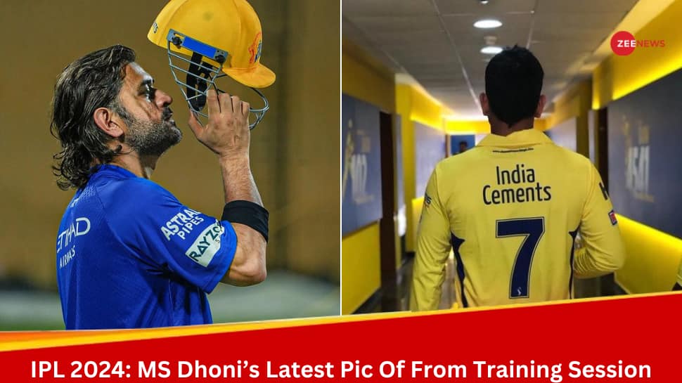 IPL 2024: &#039;Mahi Aa Raha Hai,&#039; CSK Share MS Dhoni&#039;s &#039;Vintage Hair&#039; Look Pic From Training, See Viral Post Here