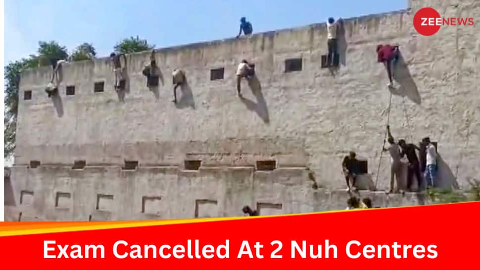 Haryana Board Cancels Exams At 2 Nuh Centres After Viral Cheating Video
