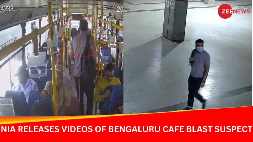 Bengaluru Cafe Blast: NIA Releases New Videos Capturing Suspect&#039;s Movements On Bus