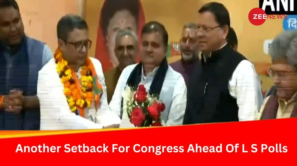 A Day After Leaving Congress Son Of Ex Uttarakhand CM Manish Khanduri Joins BJP