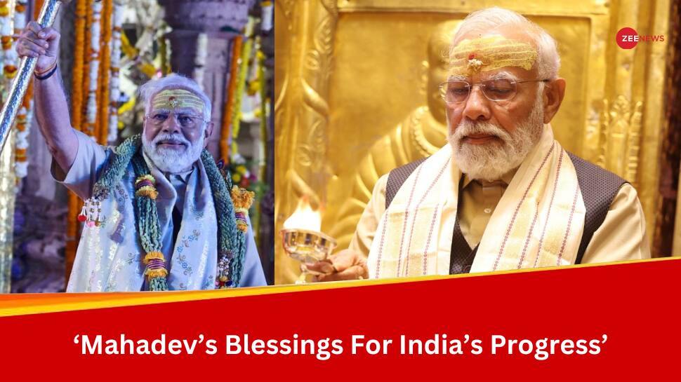 PM Modi Offers Prayers At Kashi Vishwanath, Seeks &#039;Mahadev’s Blessings For India&#039;