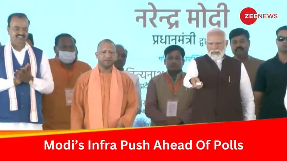 PM Modi&#039;s Big Infra Push From Uttar Pradesh&#039;s Azamgarh Ahead Of Lok Sabha Polls: Unveils Projects Worth Rs 42,000 Cr; Slams Opposition