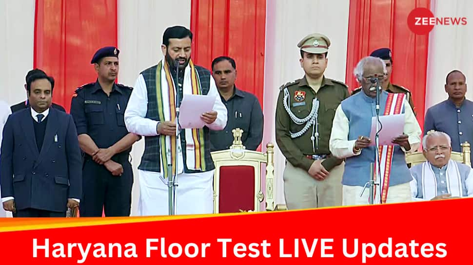 Haryana Floor Test LIVE Updates: CM Nayab Singh Saini&#039;s Government Wins Trust Vote