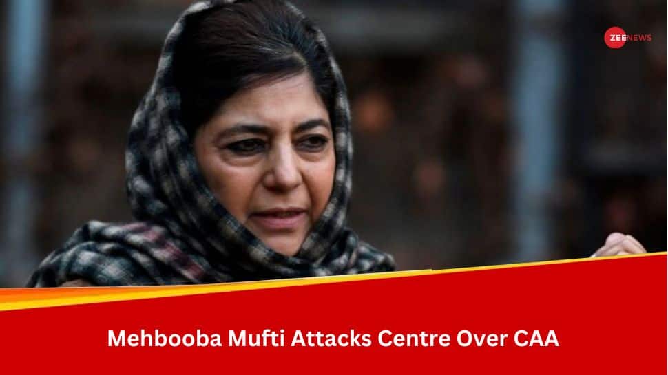 BJP-Led Centre Trying To Create A Hindu-Muslim Divide With CAA:  Mehbooba Mufti 